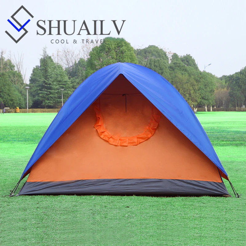 Новые Походы Двойной Слой Палатки Кемпинга Для Взрослых 2016 Открытый 4 Человек