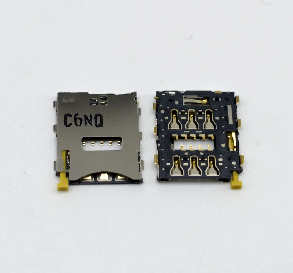 2 шт./лот оригинальный новый держатель лотка для Sim-карты Гнездо Sony Xperia Z3 D6653 L55T Compact