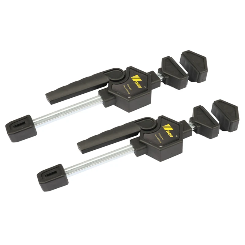 Set of clamps Набор из 2 зажимов для деревообработки, крепежный зажим, ручной инструмент для деревообработки - Цвет: Set of clamps