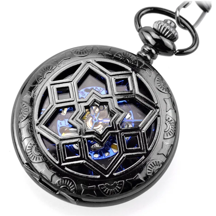 Часы скелетоны Мужские механические с двойным дисплеем и подвеской|pocket & fob watches|fob