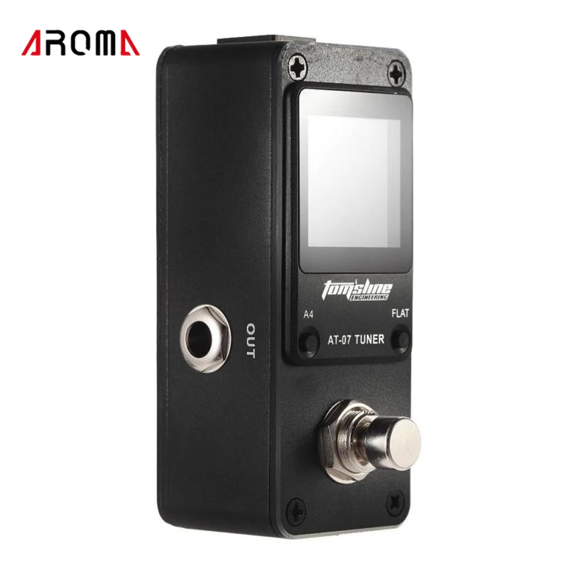 AROMA AT-07 Mini Chromatic Tuner Effect Pedal Single Electric Guitar Effects | Спорт и развлечения