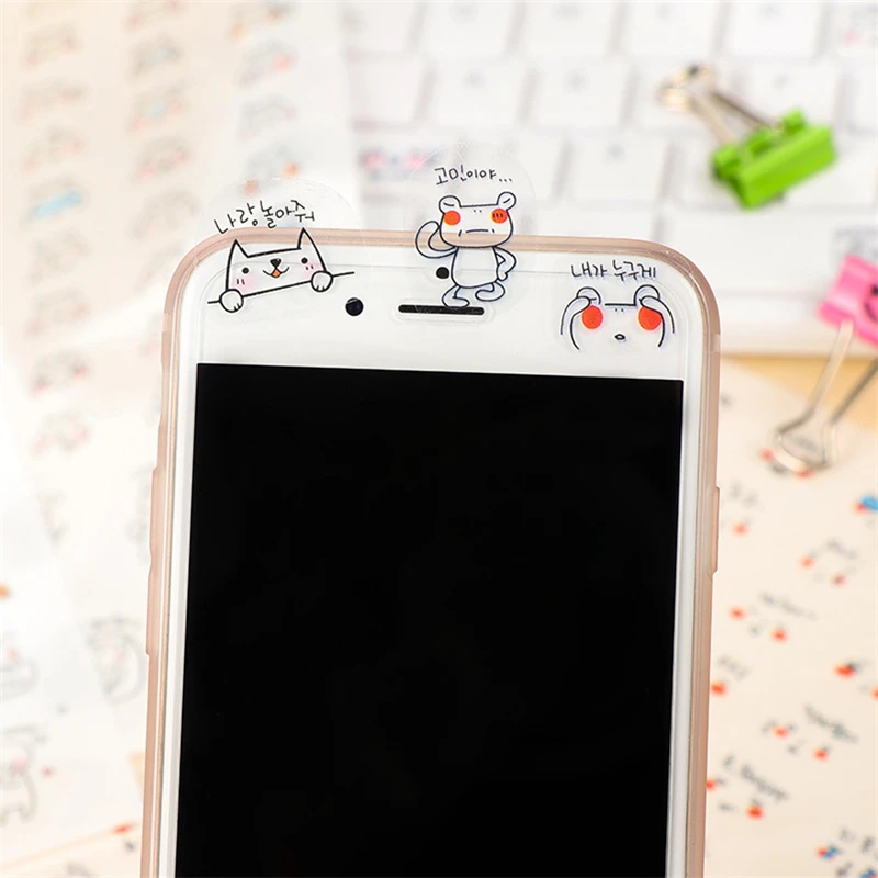 DL мультфильм бумага lovable expression Канцтовары DIY альбом ручной счет handset для