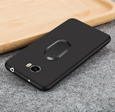 Silicone Magnetic Ring Soft Case for Huawei Y5II Y5 II CUN-L01 CUN L21 L01 U29 L23 L02 L33 Cover Y6 Compact 5.0&quot |