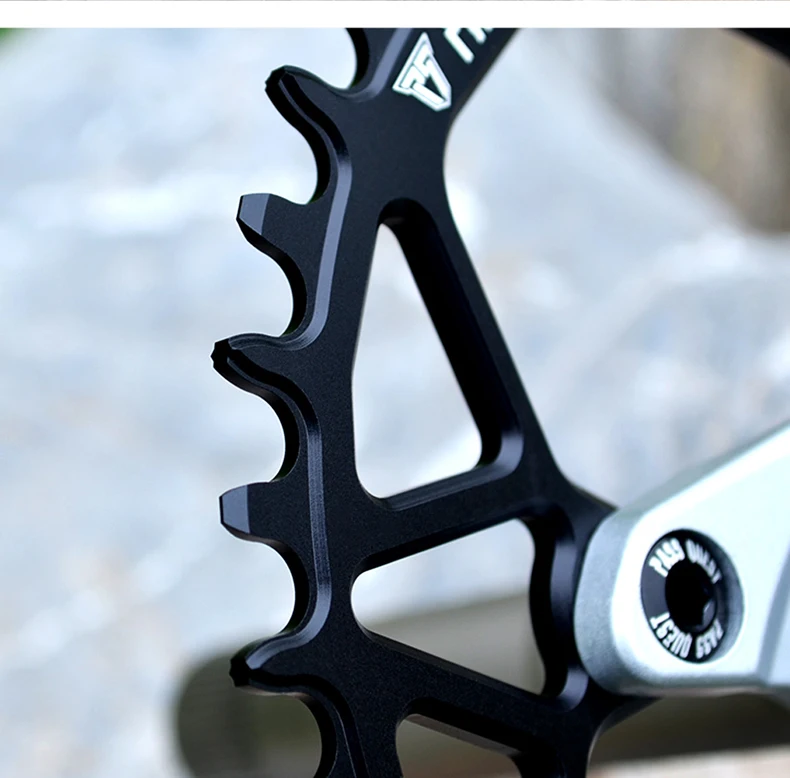 Pass Quest MTB 104BCD овальная узкая широкая цепь для горного велосипеда 34T 36T 38T 40T 42T 44T 46T 48T Звездочка пластина