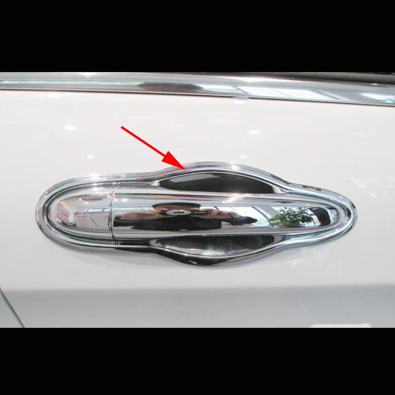 Для Jeep Cherokee KL 2014 2015 2016 2017 2018 ABS хромированный протектор двери автомобиля ручка