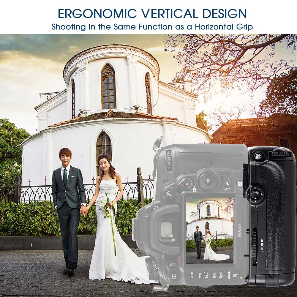 Travor профессиональные Multi Мощность Батарейная ручка для Nikon D7000 DSLR Камера как MB-D11 |