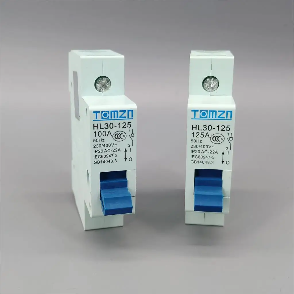 

HL30 1P Main Switch Function Disconnector Switch Isolator Circuit Breaker 100A 125A
