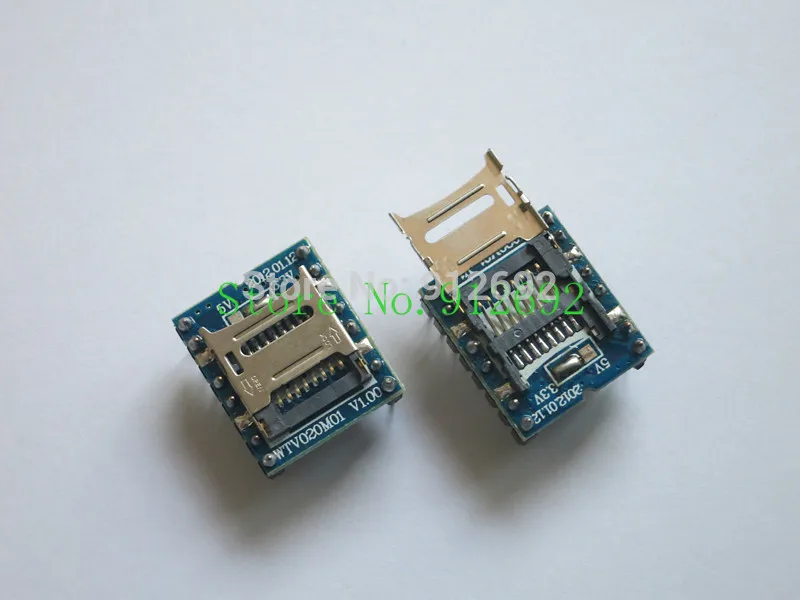 WTV020 мини SD карта модуль звука MP3 голосовой для PIC Arduino 2560 UNO R3 |sound module|sd card modulemp3 module |