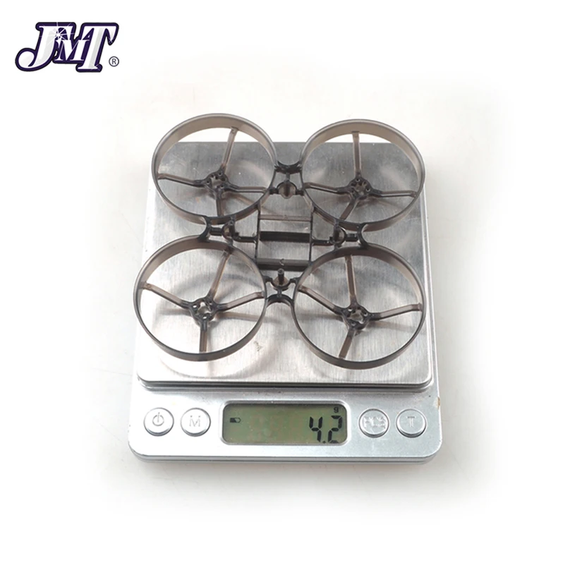 

JMT DIY 75mm Indoor RC Racing Drone Combo Set Bwhoop75 Frame Kit & Crazybee F3 ESC & 1S KV19000 Motor 40mm 4-Paddles Propell