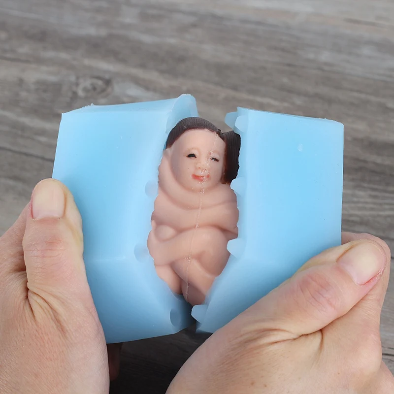 Силиконовая 3D форма для мыла ручной работы искусственная глина инструмент