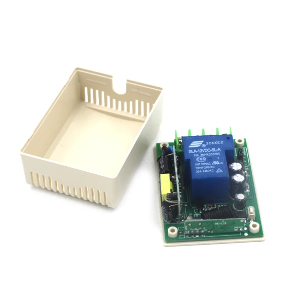 

Wireless Remote Control Switch 110V 220V AC 85V-250V 30A Power Switch RF Remote Control Light Switch SKU: 5500