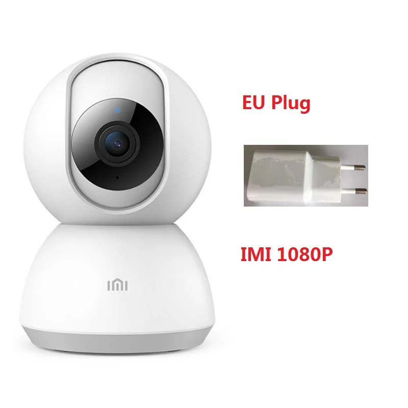 IMI EU plug Xiaomi IMI умная камера Веб-камера 1080P WiFi Pan-tilt ночное видение 360 Угол видео камера Детский Монитор домашняя камера безопасности - Цветной: IMI EU plug