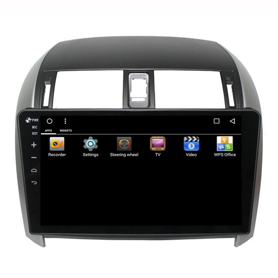 Автомагнитола Asvegen 2 din Android четырехъядерный DvD плеер для Toyota Corolla 2007 2013 GPS навигация