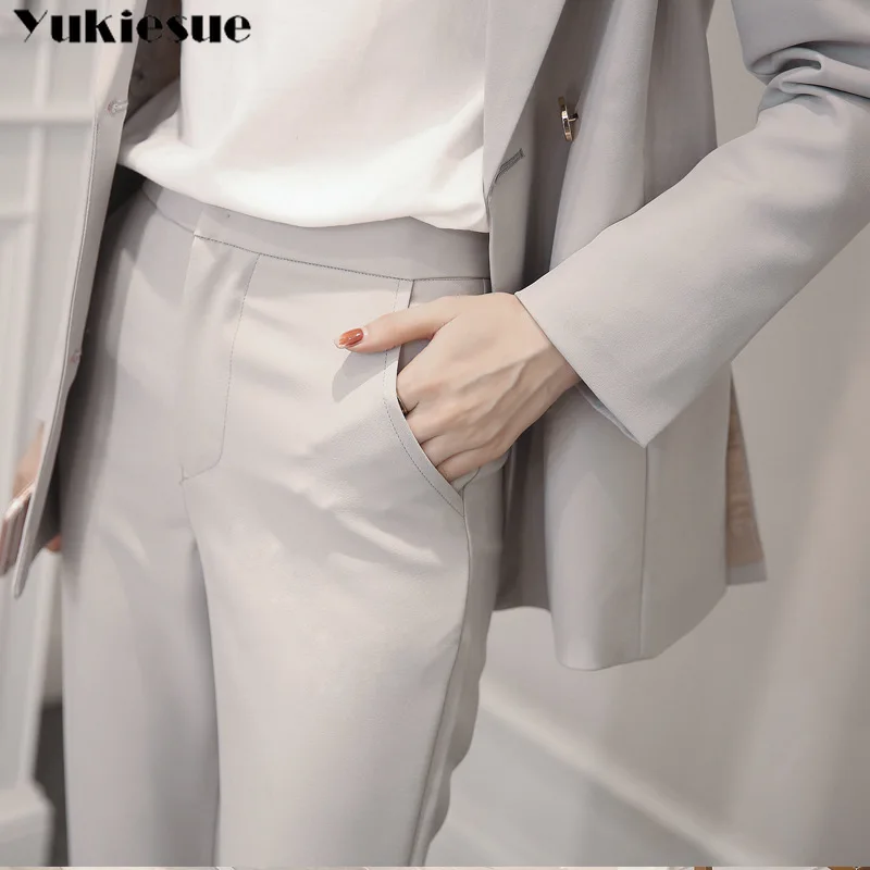 2018 Winter Women's Pants Suit ladies office lady business suits trouser blazer for female jacket costume suit Office Uniform |