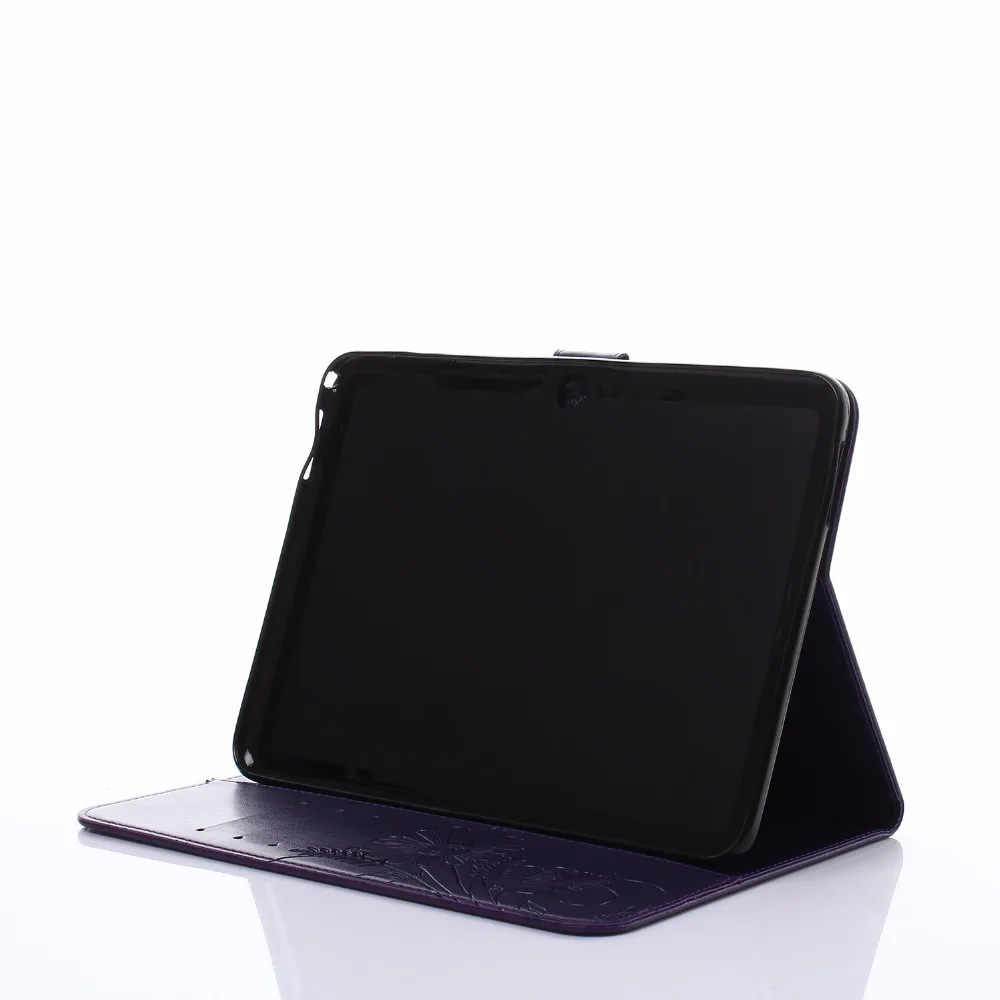 Планшет защитный чехол для samsung Galaxy Tab 4 Tab4 10,1 T530 T535 3D цветок из искусственной кожи мягкая ТПУ подставка смарт-чехол