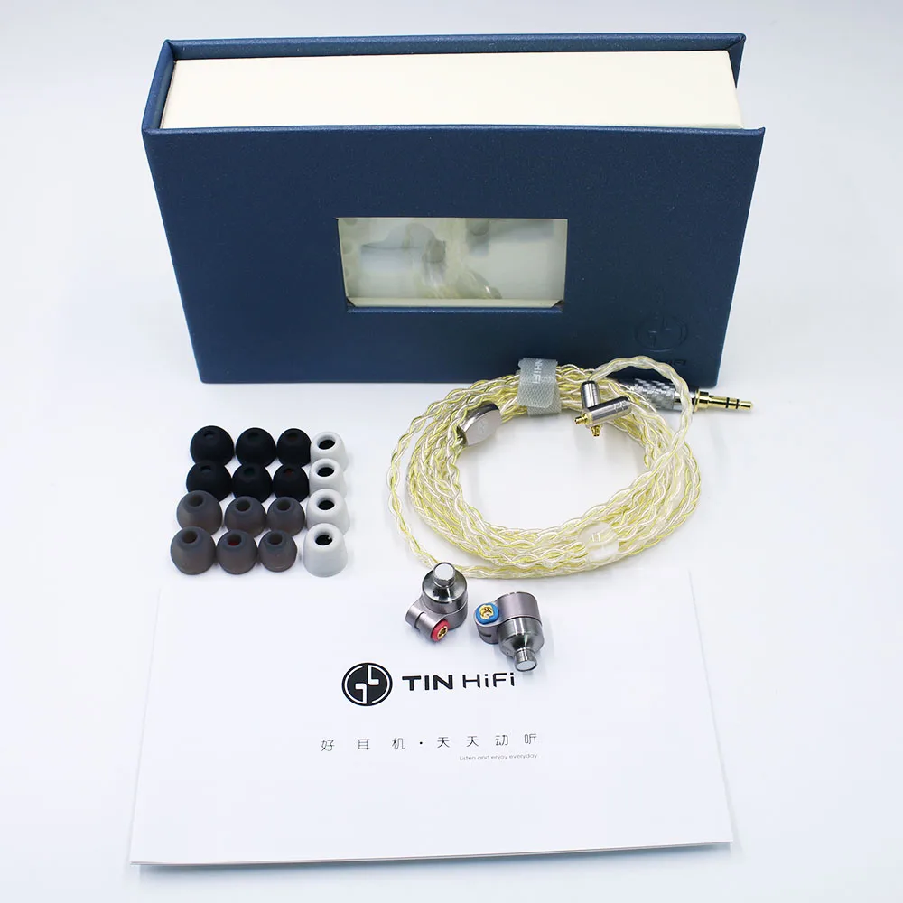 TinHIFI оловянный аудио T3 в ухо наушник 1DD+ 1BA Ноулз Драйв HIFI бас наушники Металл 3,5 мм наушники вкладыши с MMCX PK T2