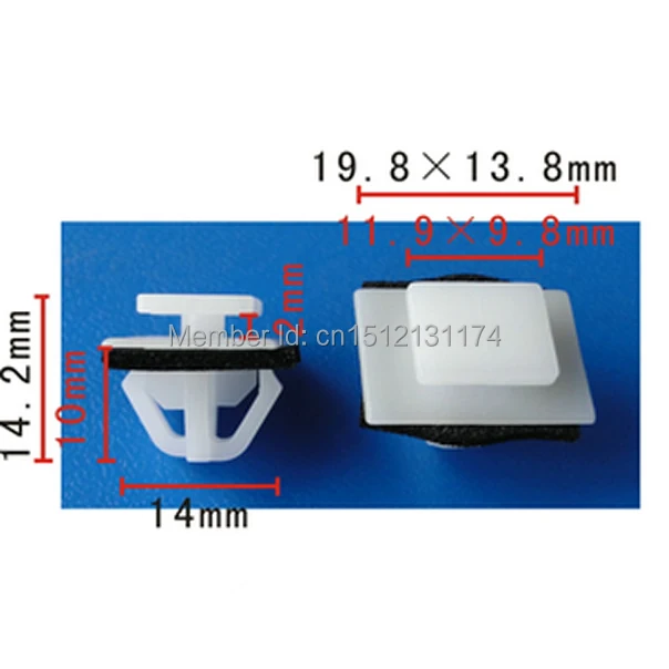 

100x For Hyundai 87756-2E000 Moulding Clips With Sealer Fit For Kia