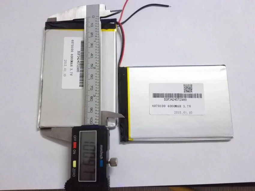 Free shipping 4070100*2 3.7V 8000mah Lithium polymer Battery with protection board For battery for Prestigio Multipad PMP5080b |