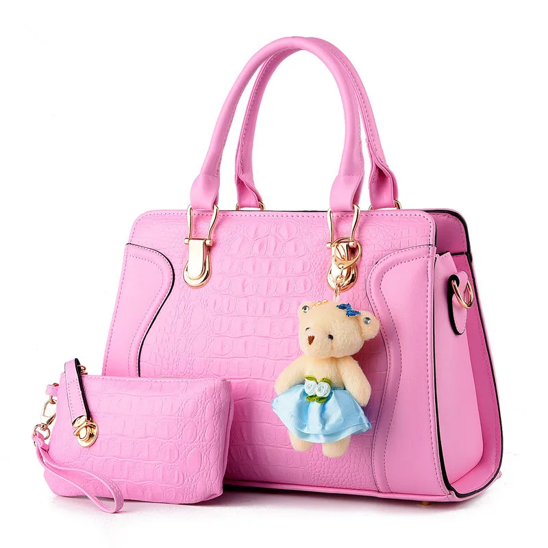 3D крокодиловая женская сумка высокого качества из искусственной кожи с узором