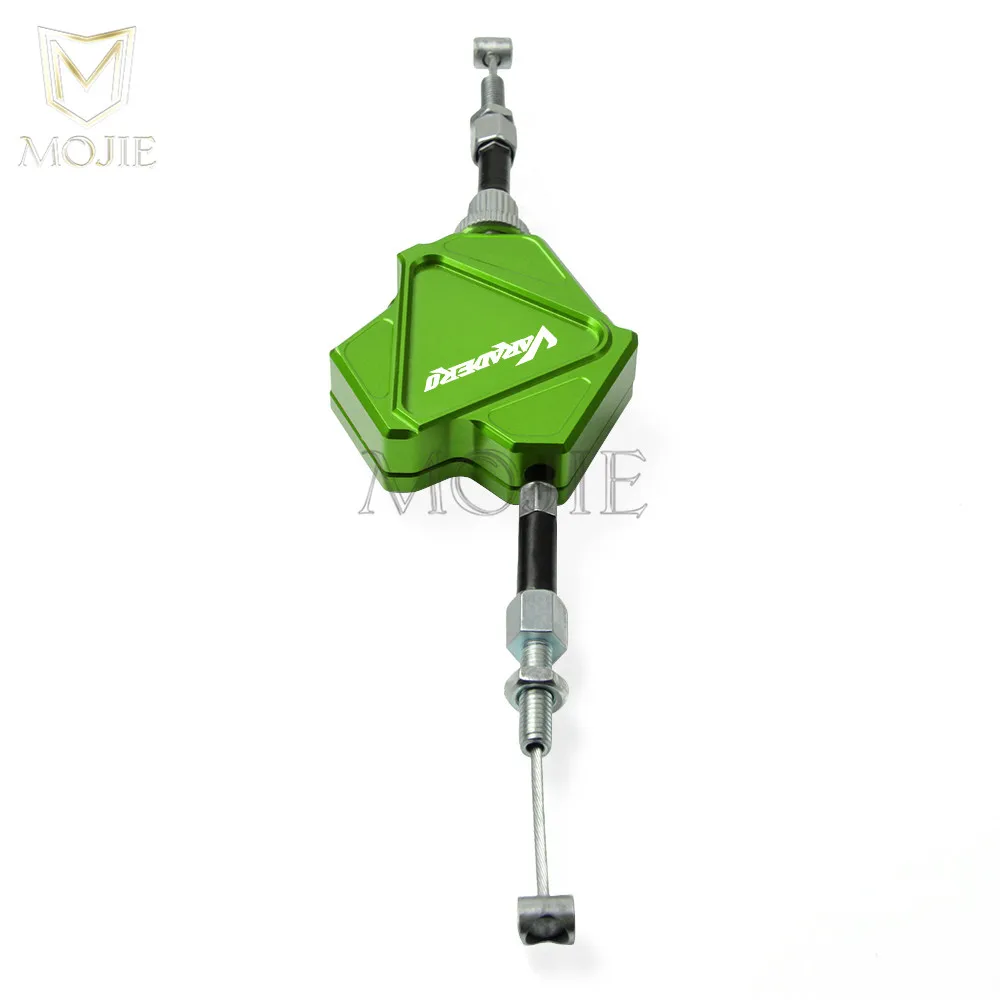 Green Мотоцикл с ЧПУ трюк рычаг сцепления простая кабельная система для Honda XL1000/V/варадеро XL 1000 XL1000V 1999-2013 2000 2001 2002 - Цвет: Green
