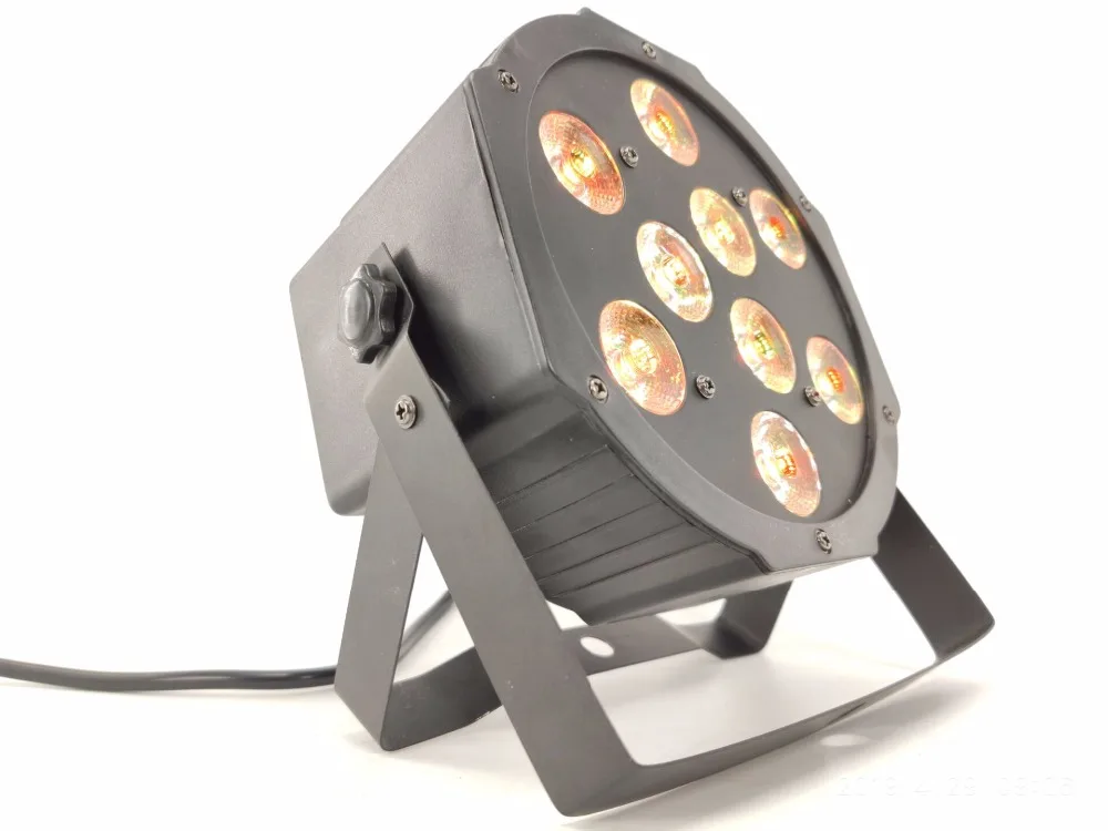 Новинка 9X12W RGBW 4in1led Par огни dmx512 плоские LED PAR дискотечные профессиональное dj