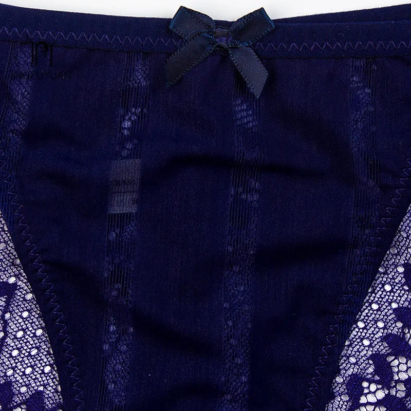 Бесшовные дышащие кружевные трусы Модные прозрачные трусики мягкие женские