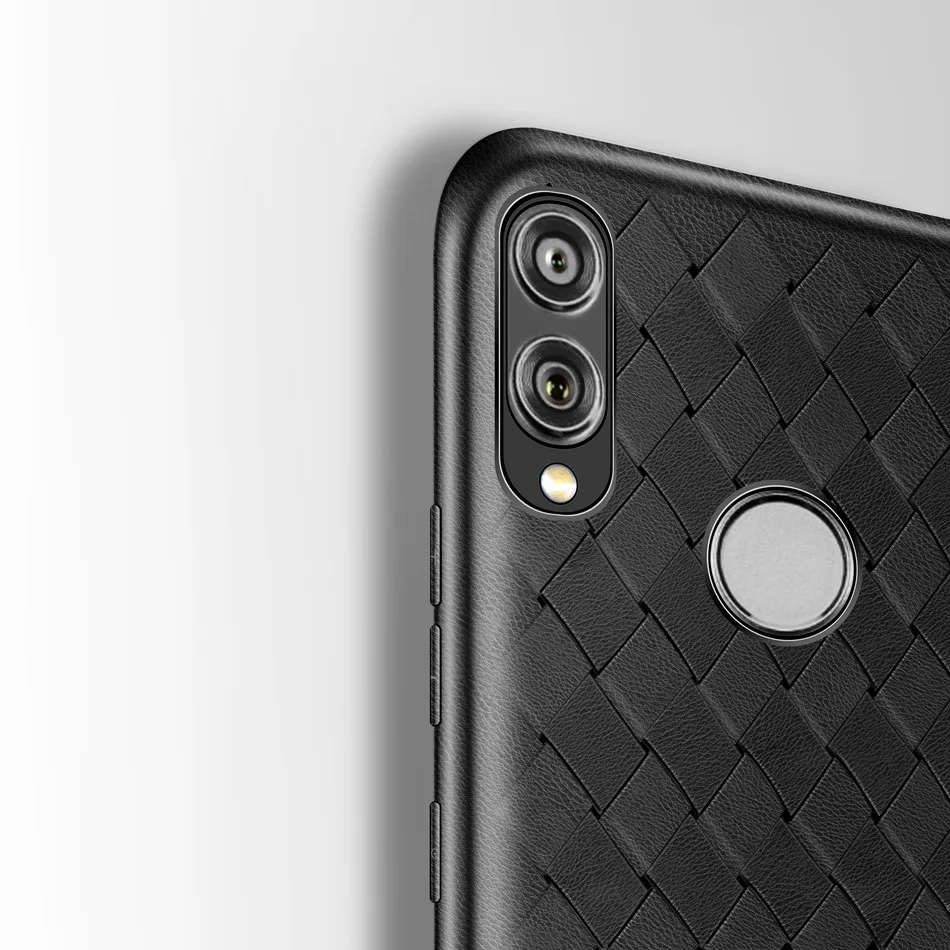 Чехол для Huawei Honor 8X ткачество силиконовая задняя крышка чехол телефона мягкий из