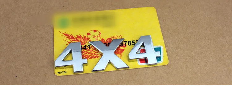 Хит продаж оптовая продажа 3D чистого металла наклейки Универсальный 4X4