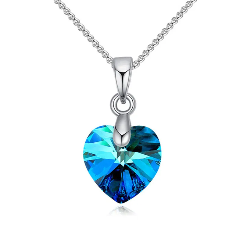 Женская подвеска с кристаллом Swarovski Ms Betti ожерелье кулоном в виде сердца для