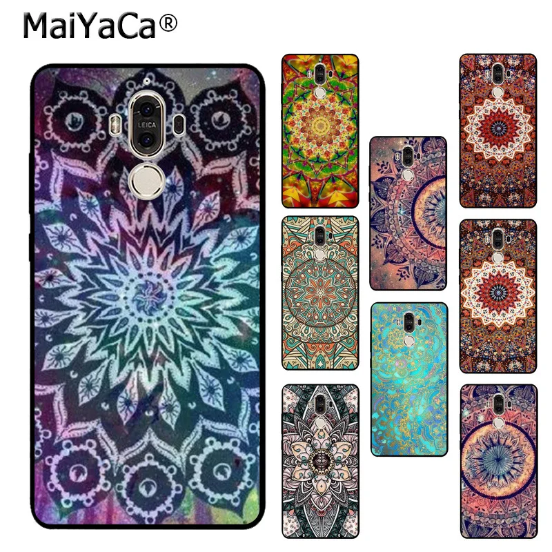 Чехол для телефона MaiYaCa Мандала с солнечным цветком датура Ретро Флора Huawei p20 pro p9