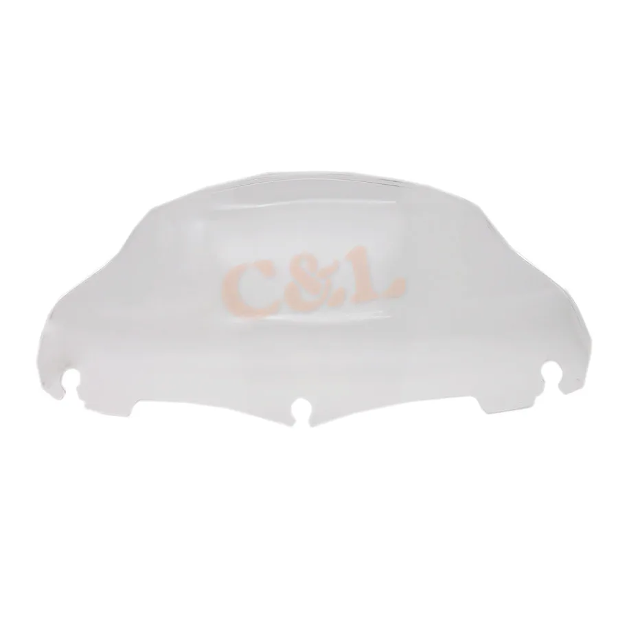 Прозрачное лобовое стекло для мотоцикла 9 дюймов волнистое Harley Electra Street Glide FLHX FLHT