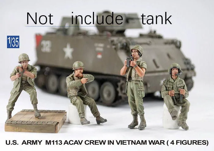 1/35 США армейский отдых команда летом игрушка Смола модель миниатюрный набор