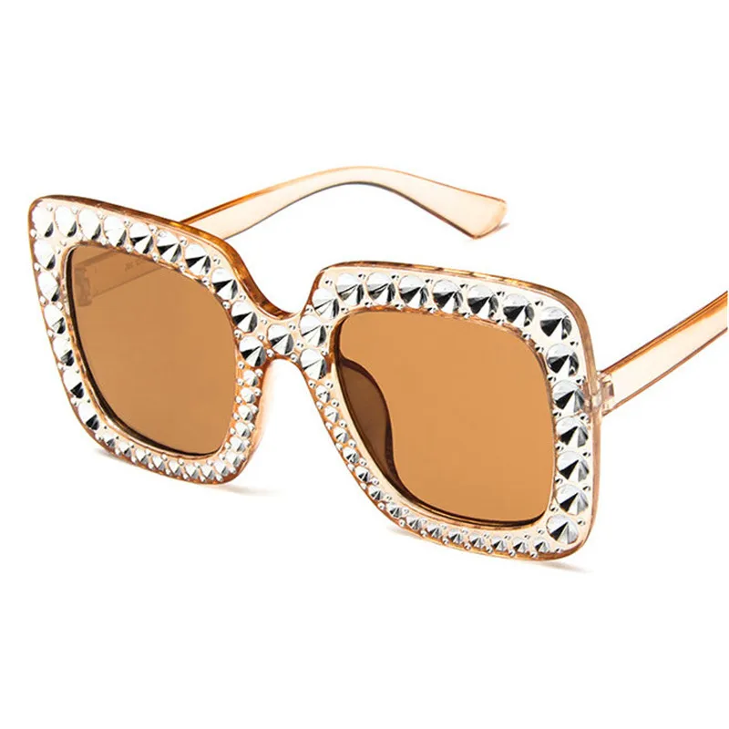 Солнцезащитные очки в винтажном стиле женские квадратные Роскошные брендовые