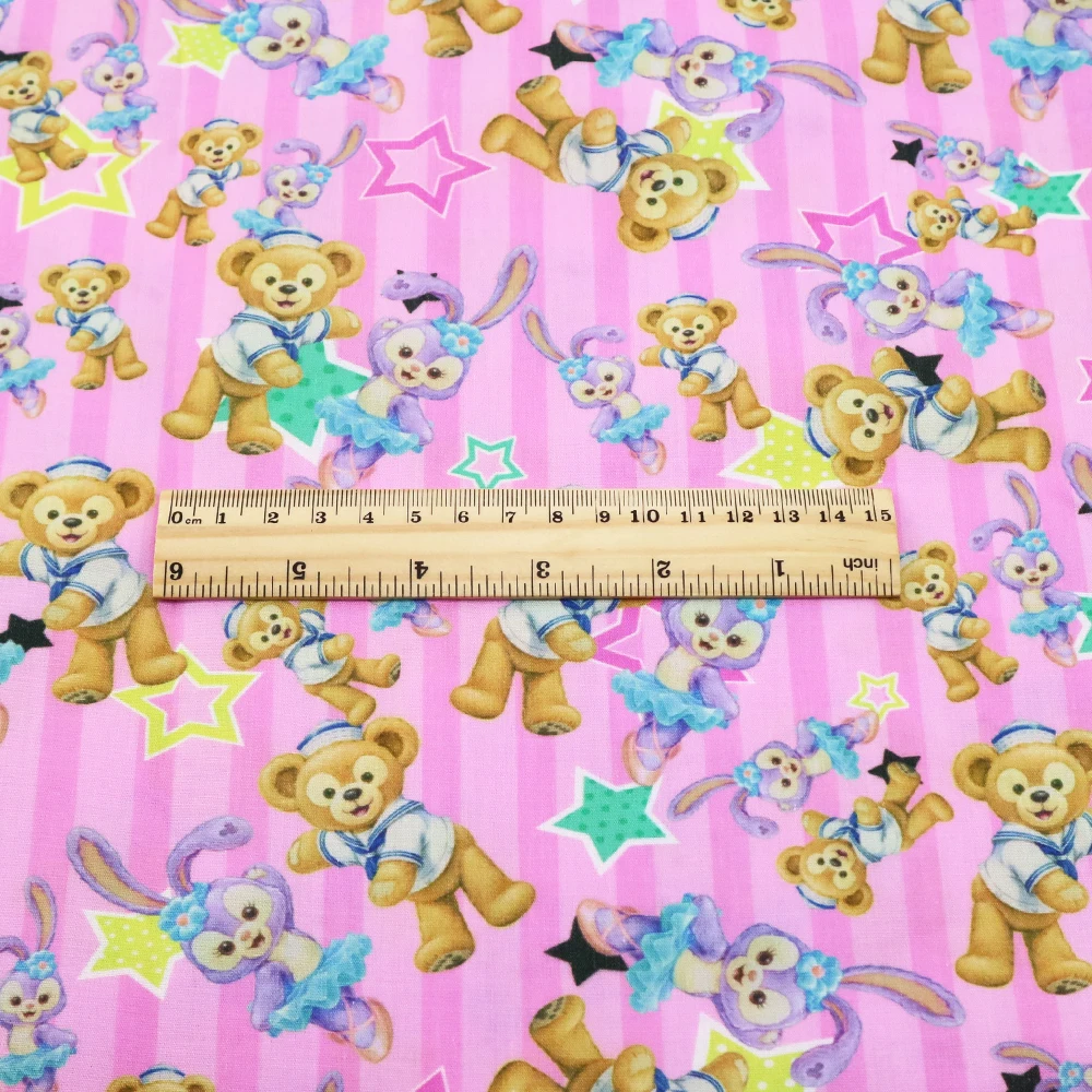Новинка 50*145 см Кошка Животное полиэстер хлопковая ткань с принтом ткань шитье квилтинг ткани для пэчворка рукоделие DIY, c3115 - Цвет: 1059264001