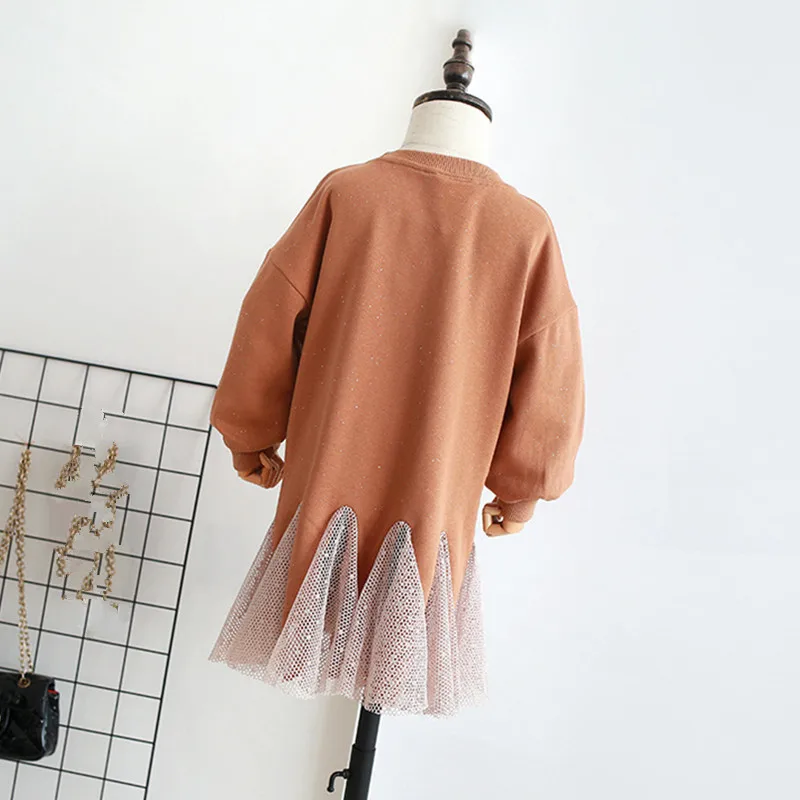 2 to 7 years baby &amp kids girls long sleeve princess shining flare dress children fashion fall winter formal dresses clothes | Детская