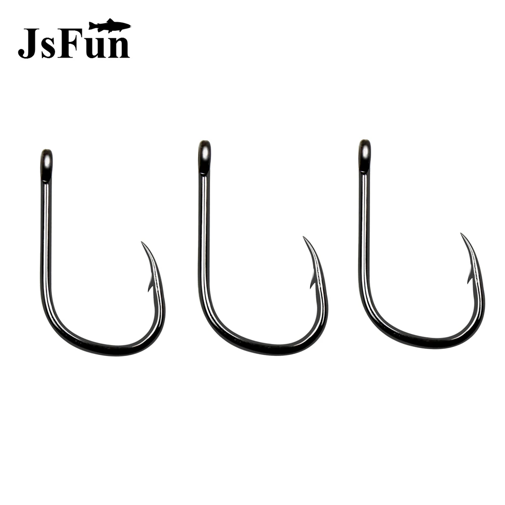 Рыболовные крючки JSFUN 100 шт./кор. Размер 4 # 12 из высокоуглеродистой стали с