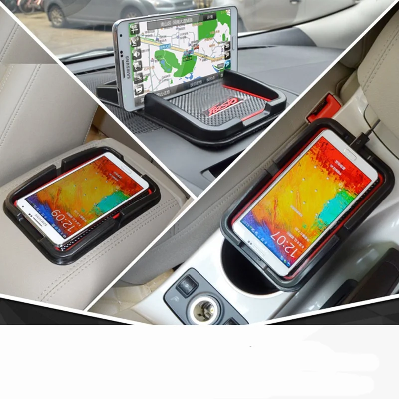 Для Ford Fiesta 2009- автомобильные аксессуары 3D резиновый коврик для интерьера, коврик для двери, автомобильный держатель для телефона, автомобильный стиль