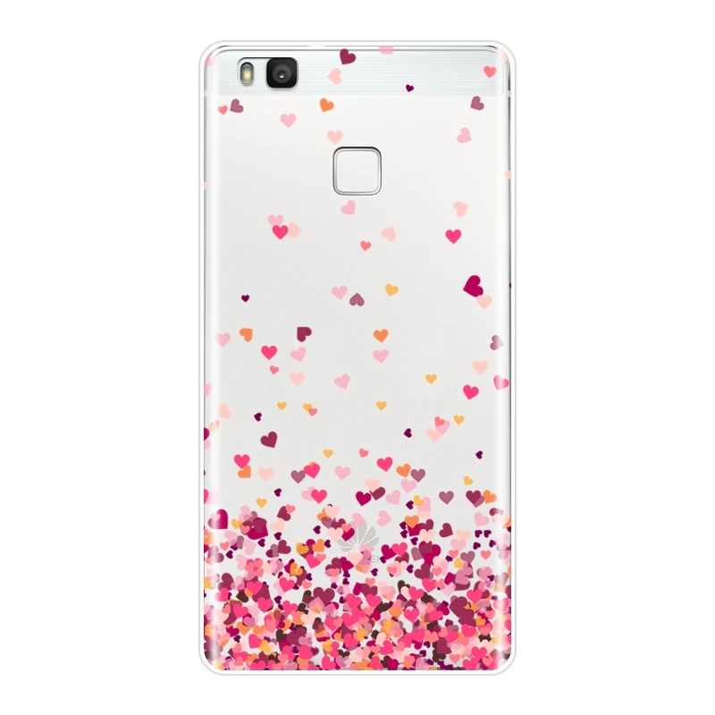 Мягкий силиконовый чехол для телефона Huawei P7 P8 P9 Lite Mini 2017 P10 P20 Pro Plus P Smart черное