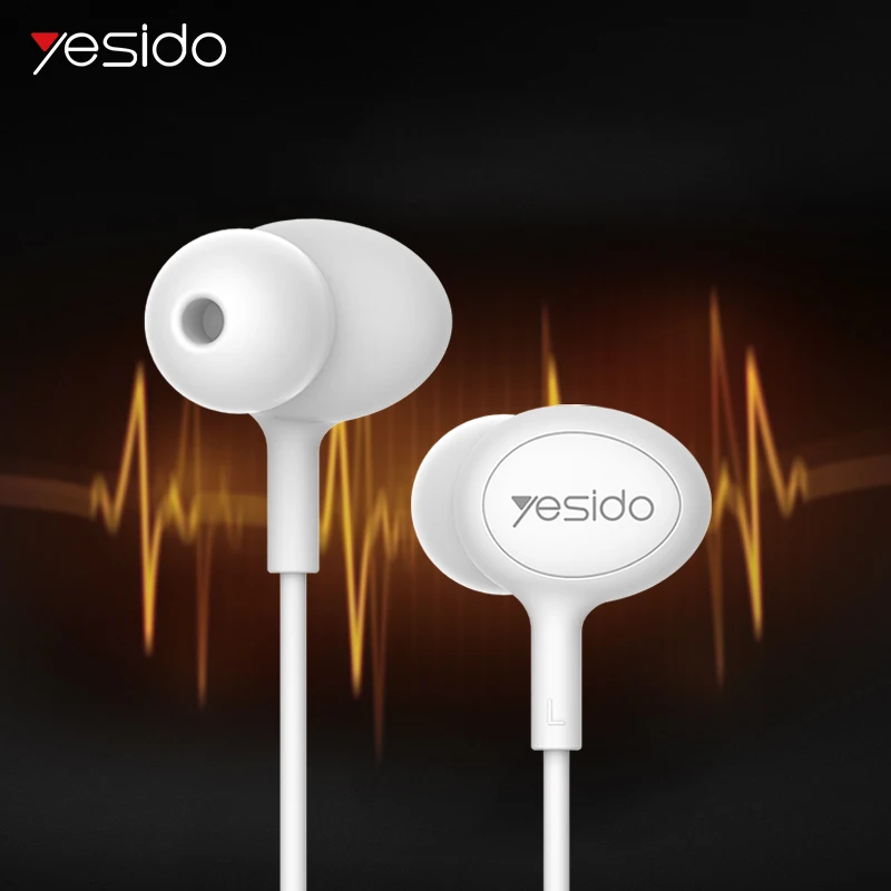 

Yesido YH13 Bass Sound Wired Earphone With Microphone 3.5mm Sport Earphones For huawei iPhone Xiaomi Sony Earphone Headset