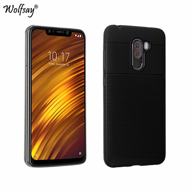 Pocophone F1 Case Simple Soft TPU For Xiaomi Silicone Cover Capa Poco Shell Fundas |