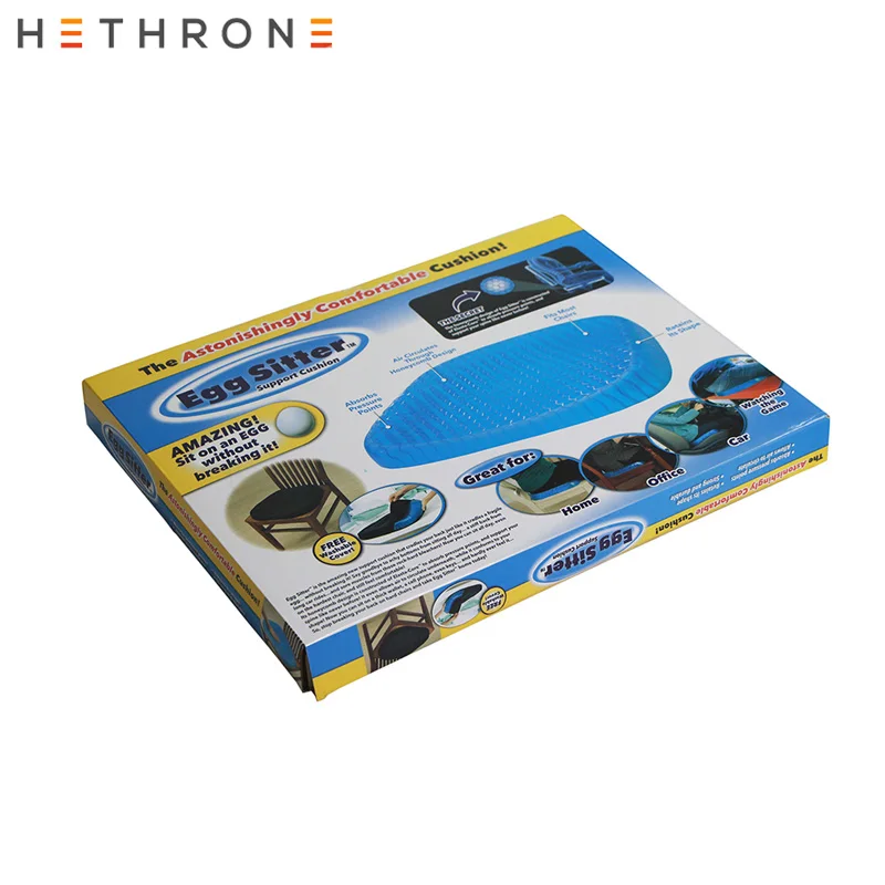 Hethrone Высокое качество 1 шт. удобные силиконовые подушечки инновационные дышащие школьные офисные гелевые