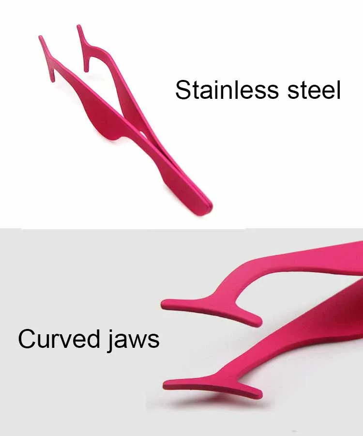 1 шт. пинцет для наращивания ресниц из нержавеющей стали|Пинцеты бровей| |