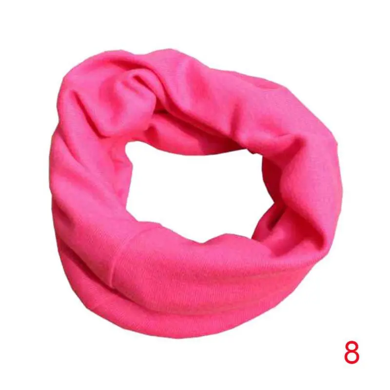 rose red Весенние Шарфы Осень-Зима для детей ясельного возраста очень милая детская нагрудный шарф для девочек и мальчиков O хомут для шеи крышка одежда аксессуары - Цвет: rose red