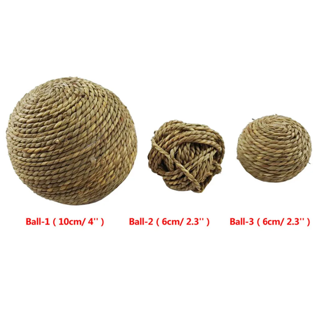 Мяч из ротанга для тренировок хомяка морской свинки попугаев птиц игрушки