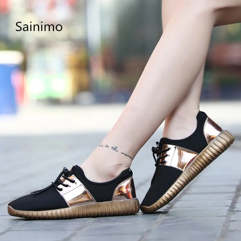Модная женская повседневная обувь женские кроссовки для влюбленных chaussures femme