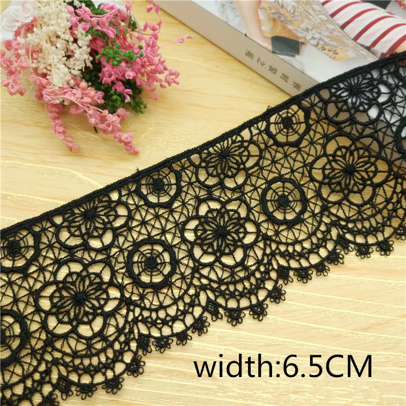 Водорастворимая кружевная лента из чистого хлопка 2 ярдов ширина 9 см утолщенные