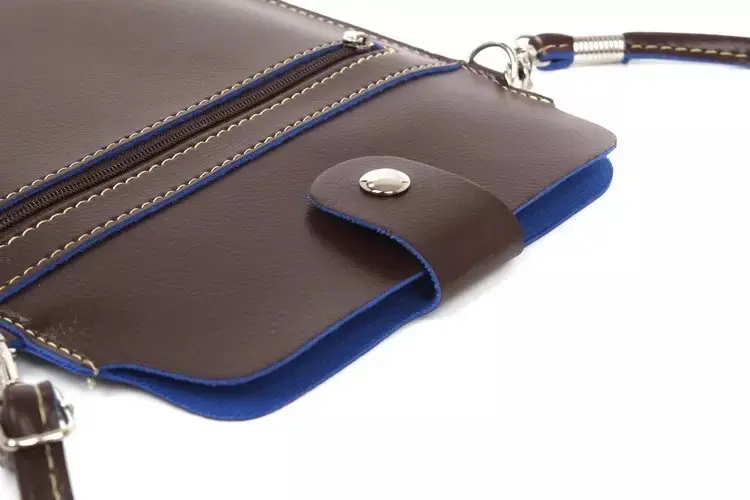 Роскошные двойные карманы сумка с ремнем кожаной сумке кошелек чехол для Samsung Galaxy