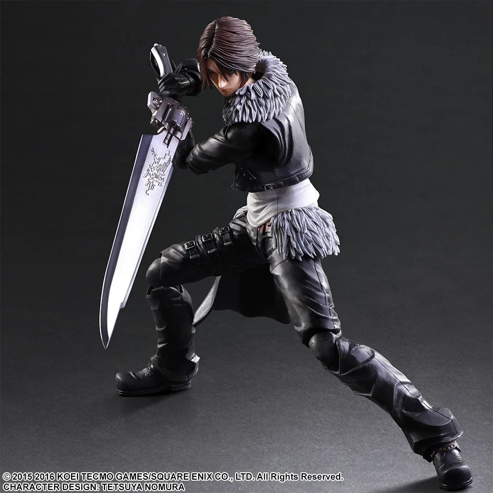 Экшн 26 см аниме Squall Leonhart фигурка играть арт Kai Final Fantasy Коллекция ПВХ модель кукла
