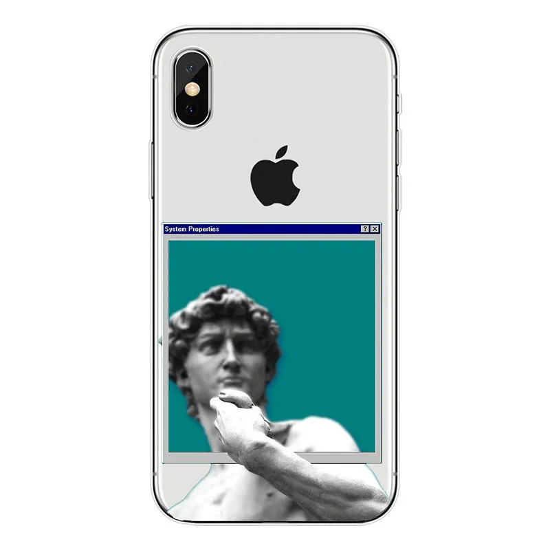 Римская Статуя глюк арт Медуза Vaporwave чехол для телефона Iphone 7 8 Plus XS XR11Pro MAX Funda Coque Case