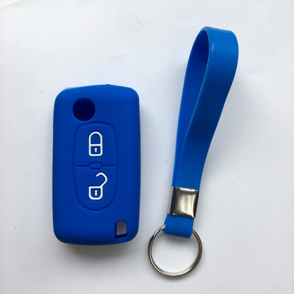 2 кнопки силиконовый чехол для ключей от машины крышка брелок в виде ракушки